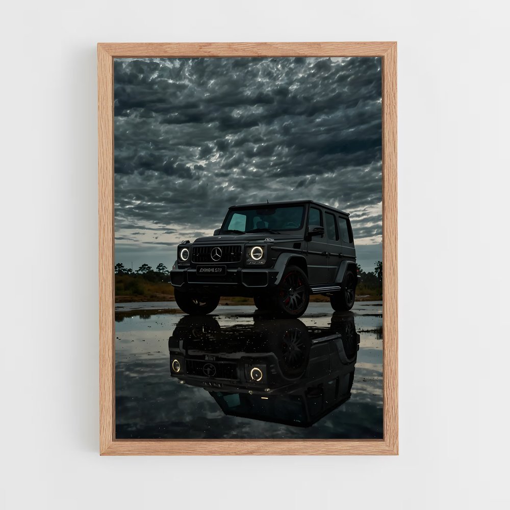Poster G Wagon sur l'Eau – affiche Mercedes (vue 4)